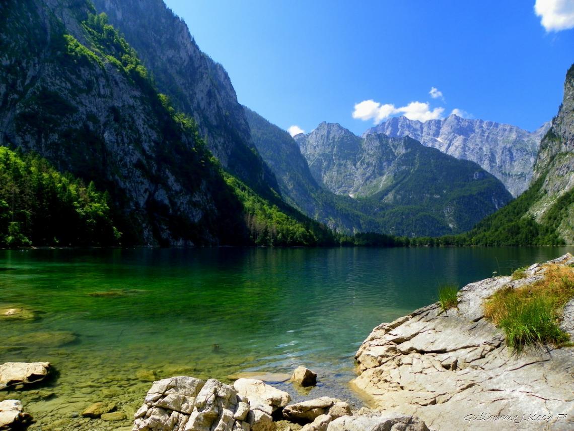 tags: lago,montanhas,verde,agua,natureza,floresta

K&ouml;nigssee, Sch&ouml;nau, Alemanha